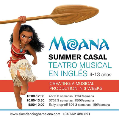 Actividad - Moana Summer Casal Teatro Musical en Inglés